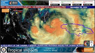 20241105 1230pm ET Tropical Storm Rafael Update SISE [upl. by Marchal]