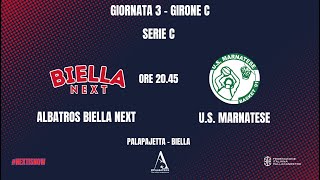 Serie C Albatros Biella Next  US Marnatese Basket [upl. by Avlasor]