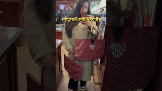 Showing sizes of Goyard saint Louis pm and Gm Bag and Goyard Artois Pm and Gm Bag goyardshorts [upl. by Busiek]