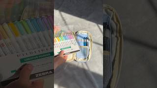 back to school haul PART 3  supplies blowup preppyyyy backtoschool mildliner highlighters [upl. by Cranston]