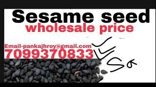 Sesame seed in wholesale price  buy High quality sesame in cheapest price here [upl. by True]