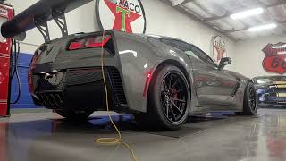 2016 Chevrolet Corvette Z06 Race Car Cold Start [upl. by Spatz]