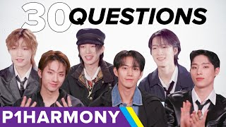 P1Harmony Answers 30 Questions As Quickly As Possible [upl. by Oinota]