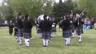 Napanee and District Caledonia Pipe Band G5 Kingston 2013 05 25 [upl. by Illyes809]