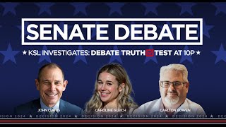 Utahs US Senate Debate [upl. by Leohcin]