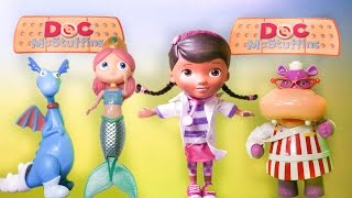 Doc Mcstuffins Melinda Mermaid Playset Toy Review [upl. by Repotsirhc]