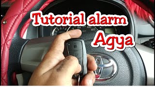 Cara reset Silent Mode agya Tutorial membuat bunyi remote alarm Toyota Agya diam [upl. by Anrym246]