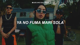 MARISOLA REMIX  CRIS MJ x STANDLY x NICKI NICOLE x DUKI Letra  ya no fuma mari sola [upl. by Goldner]