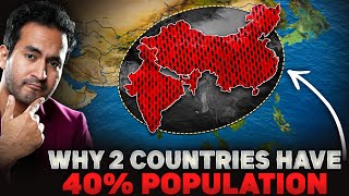 Why 40 WORLD POPULATION Lives in Only 2 Countries [upl. by Okihcim]