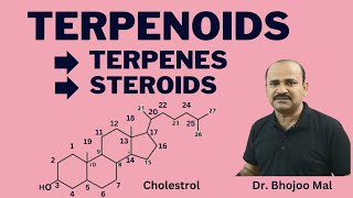 Terpenoids  Terpenes  Steroids  Lipids  Class 11 biology  by Dr Bhojoo Mal [upl. by Nomla]