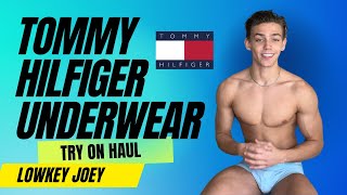 Lowkey Joey  Tommy Hilfiger Boxer Briefs Try On Haul [upl. by Blanding]