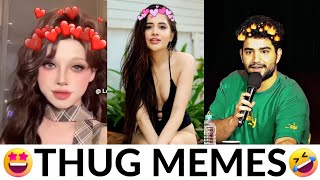 Waah Beta Mauj Hi Mauj Kardi ☠️😂  funny memes  Thug of memes 😎💀 [upl. by Nosnirb]