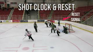 Ringette Introduction  game situations rules amp referee signals [upl. by Kcinnay314]