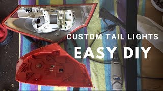 How to Cut Open Modify and Reseal Tail Lights EASY  DIY CAR MODS EP 2 [upl. by Alyahs380]