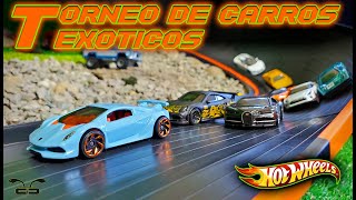 Carreras de Hot Wheels  Torneo de Carros Exóticos [upl. by Nawiat292]