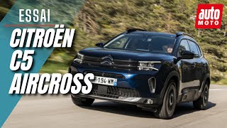 Essai Citroën C5 Aircross restylée  au volant de la PureTech 130 [upl. by Nomit]