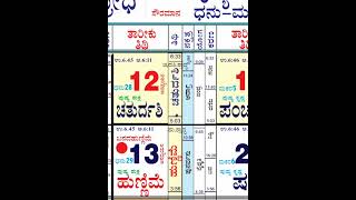 Bharatheeya Panchanga Calendar Kannada Manual [upl. by Suoiluj]