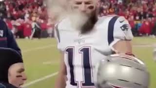 Julian Edelman to Tom Brady quotYoure too fukin oldyoure too old [upl. by Ateiluj576]