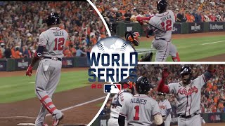 Jorge Soler 446FT MONSTER HOME RUN OVER THE TRAIN TRACKS in Game 6 💣 BravesAstros  World Series [upl. by Lebasi652]