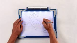 Crayola® LightUp Tracing Pad Demo [upl. by Eirellav]