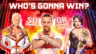 WWE Survivor Series 2023 Predictions  CM Punk Return  Team Cody Rhodes vs Judgment Day Results [upl. by Shane]