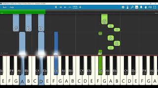 VINMEENGAL VAANIL JOLI Keyboard Notes G Major 44 Dance Tempo 127  Edwin Abraham [upl. by Hertz641]