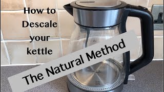 How to Descale a Kettle Naturally [upl. by Coad858]