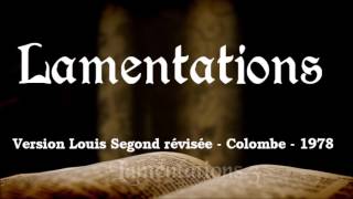 LAMENTATIONS version Colombe [upl. by Valina]