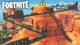 CONSTRUIMOS una CARRERA ÉPICA de PARKOUR en FORTNITE Patio de Juegos Minijuegos en Fortnite 😱 [upl. by Asirral]