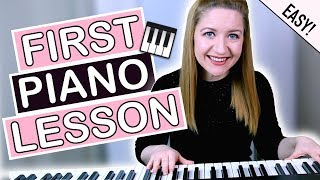 How To Play Piano  EASY First Piano Lesson [upl. by Mis]