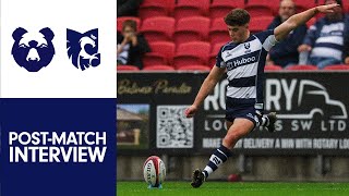 GREAT TO GET THE OPPORTUNITY  Sam Worsley on 11try win for Bristol Bears [upl. by Ardnassac]