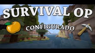 🥕Servidor configurado survival op🥕  Survival protecciones rankups sin bug y mas ❗18x [upl. by Notwen]