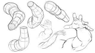 Drawing Foreshortened Arm Poses  Comic Art Practice [upl. by Malinda]