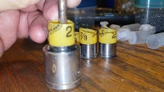 pulling primers from live 20 gauge shells DO NOT ATTEMPT 209primers muzzleloader [upl. by Lenrad]