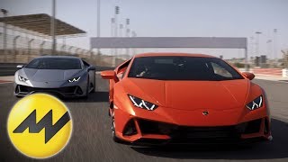 Lamborghini Huracan EVO vs Performante  Motor News  Motorvision [upl. by Eppes]