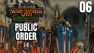 PUBLIC ORDER  OvN Lost Factions Citadel of Dusk  Total War Warhammer 3 Ep 6 [upl. by Id649]