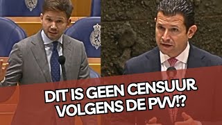 Bijzonder Gideon van Meijeren CONFRONTEERT de PVV met EUcensuur Voorzitter onderbreekt [upl. by Hardwick699]