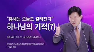 세종명성교회 241122 홍해는 오늘도 갈라진다하나님의 기적7출애굽기 3110  원동혁 담임목사 [upl. by Lesley]