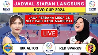 Jadwal Kovo Cup 2024  IBK ALTOS VS RED SPARKS  Klasemen Kovo Cup 2024 Terbaru [upl. by Segalman]