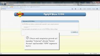 FRITZBox  IPhone VPN için FRITZBox Ayarları [upl. by Aimo]