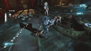 BATMAN ARKHAM KNIGHT Shark Tank  Combat Challenge [upl. by Nasar]