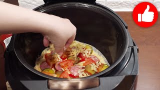 Рецепт которому будете рады  Пицца 3 простых вкусных рецепта пиццы в мультиварке  все в восторге [upl. by Elmira]