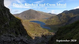 Devils Kitchen and Cwm Idwal 4K  September 2020 [upl. by Sutelc]