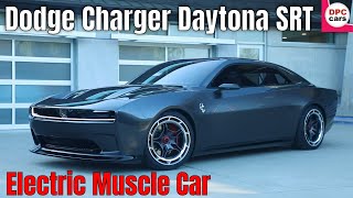 Dodge Charger Daytona SRT 800V Banshee Electric Muscle Car Concept Revealed [upl. by Holladay]