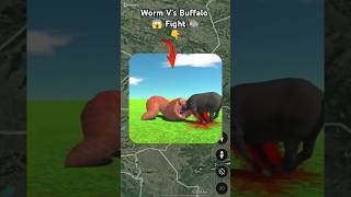 Worm Vs Buffalo 🐃😱 on google maps and google earth 🌎 shots hrgoogleearth [upl. by Nananne]