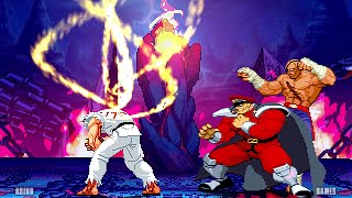 SHIN AKUMA VS M BISON AND SAGAT [upl. by Freda]