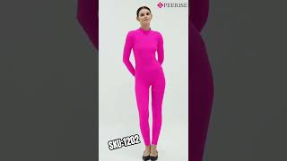 Speerise Long Sleeve Turtleneck Unitard gym workout outfit clothes costume bodysuit jumpsuit [upl. by Ahsiemal]