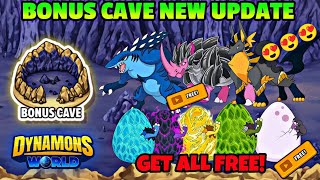 Bonus Cave New Update 1918 In Dynamons World 😱Catch 8 New Legendary Dynamons In It🫨 [upl. by Balcke]