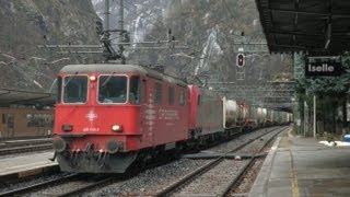 Bahnverkehr in Iselle und Brig am 8111  Rund um den Simplon [upl. by Fremont]