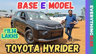 2024 Toyota Hyryder E Base Model  Better Than 3XO AX5 🤔 [upl. by Bronnie]